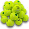 Детские мячи для тенниса DUNLOP TENNIS LIFE жёлтые с зелёной точкой / 48 шт TL-GREEN