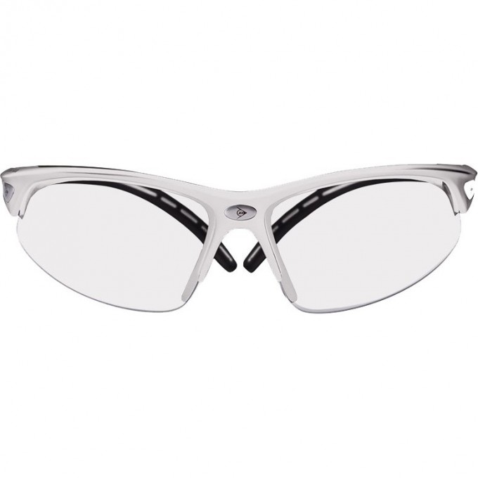 Очки прозрачные для сквоша DUNLOP ACC I-ARMOR EYEWEAR-WHITE 753152