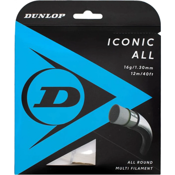 Теннисные струны DUNLOP ICONIC ALL 16G NA 12M SET 10303351