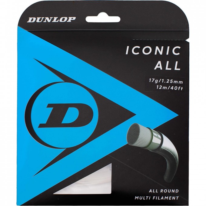 Теннисные струны DUNLOP ICONIC ALL 17G NA 12M SET 10303350